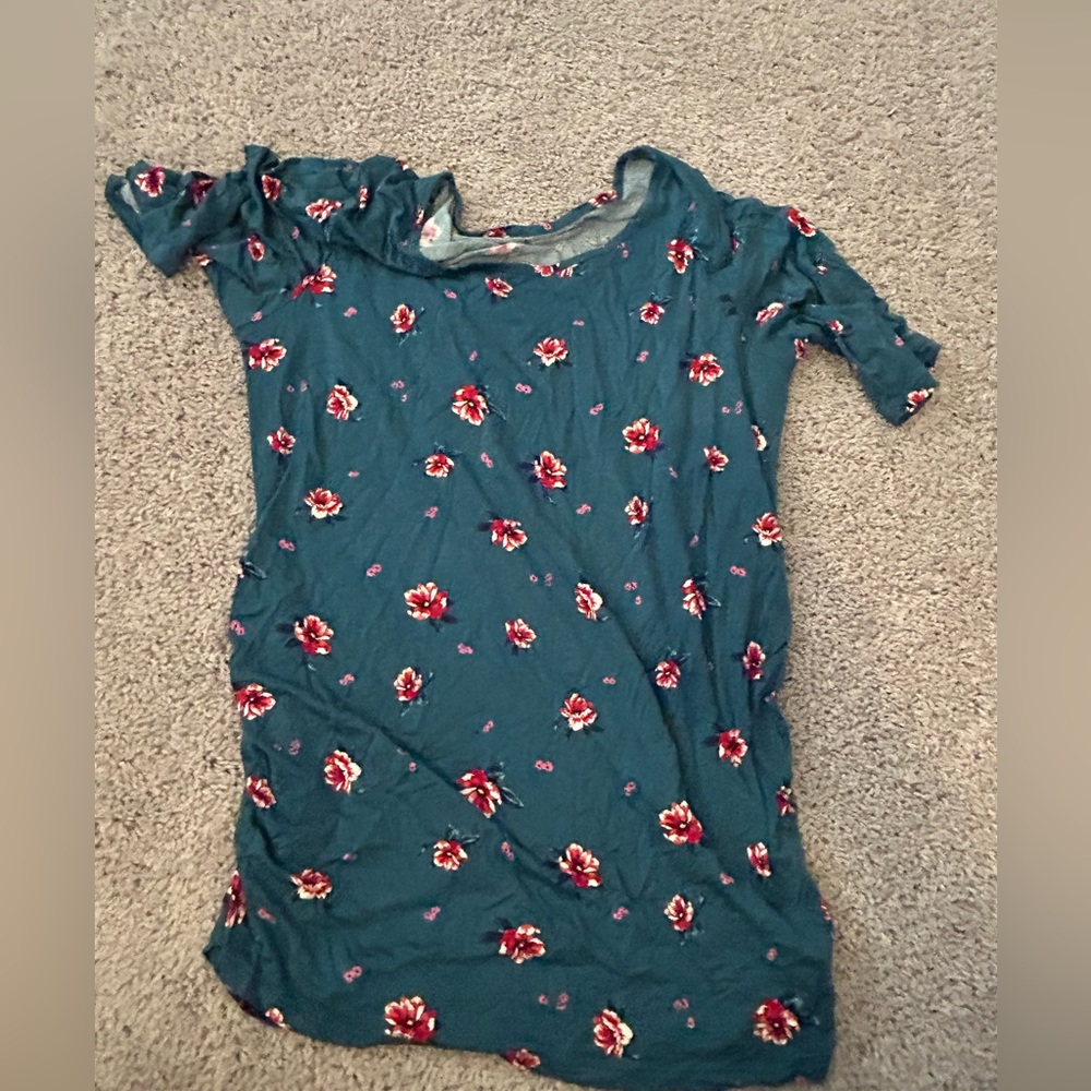 Maternity short sleeve shirt